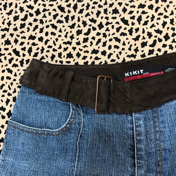 KIKIT Jeans Maurice Sasson with Faux Suede Belt 6 - Picture 3 of 6